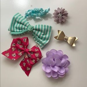 6 miscellaneous hair accessories